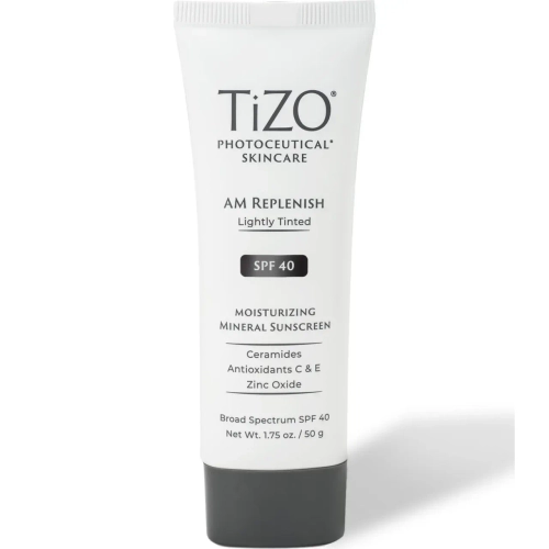 Дневной питательный крем с оттенком | TiZO Photoceutical AM Replenish SPF-40 Lightly Tinted, 50 мл