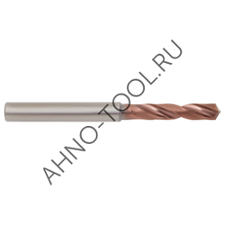 Сверло  5.3мм  твердосплавное 3D без подвода СОЖ. SP-X800030530 VHM AHNO по стали, чугуну, нерж. и ж