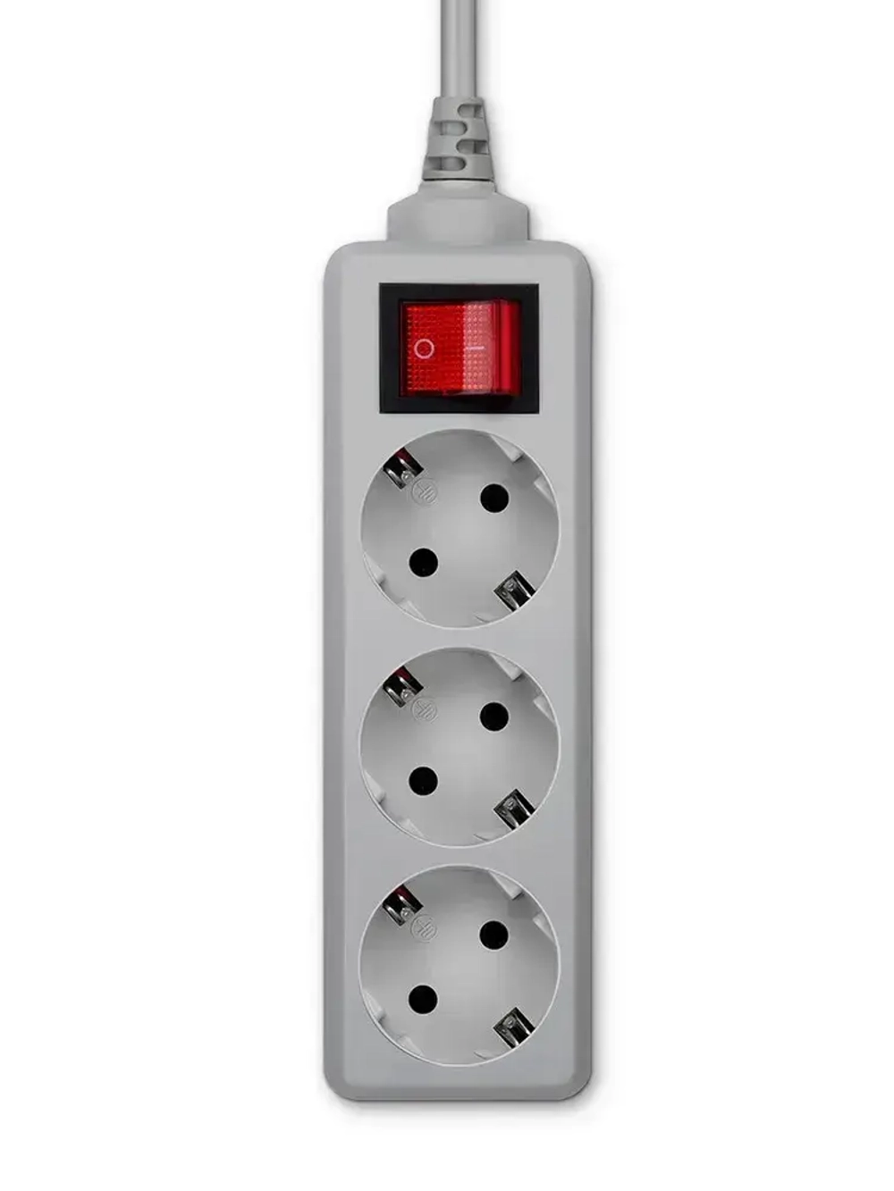 Сетевой фильтр Buro 300SL-5-G 5м, 3 розетки, серый