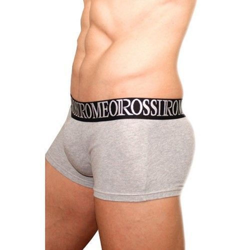 Мужские трусы хипсы серые Romeo Rossi Bik Grey Boxers RR5002-3