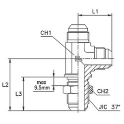 Штуцер FRL JIC 3/4"