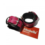 Брелок-сувенир "Наручники" в розовом цвете