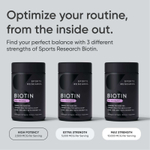 Sports Research, Биотин, максимальная эффективность, 10 000 мкг, 120 растительных капсул
