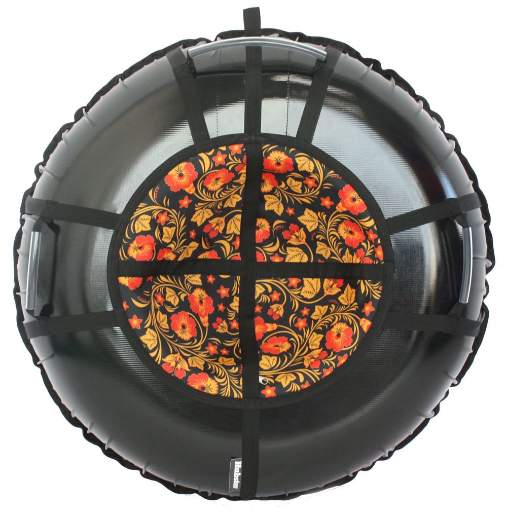 Тюбинг Hubster Ринг Pro черный, хохлома