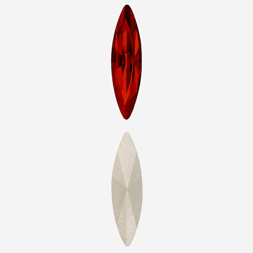 Кристалл Маркиз (Marquise Fancy Stone), оттенок "Сиам"/"Siam", 15*4мм