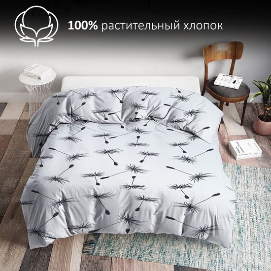 Простыня   Fiori 6,  180x240 , ранфорс  DOMTEKC