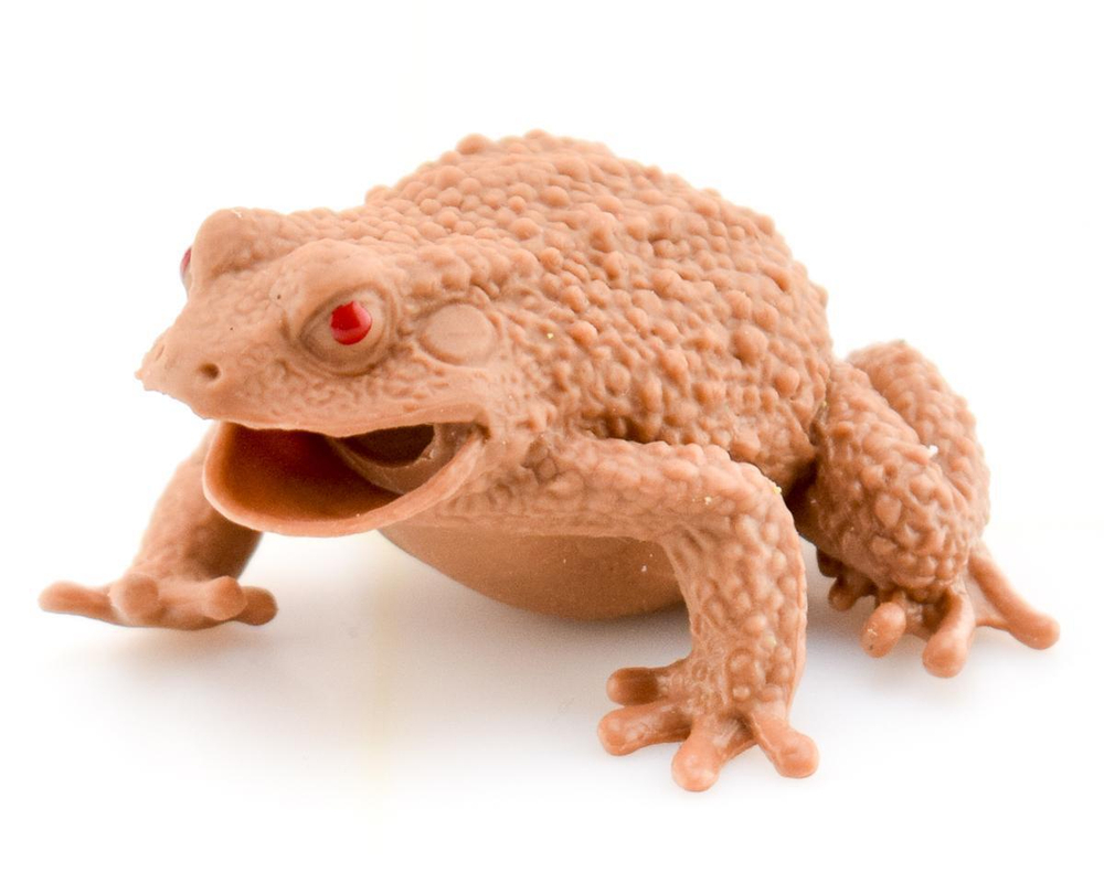 Лизун лягушка 7 см 4 цвета микс пак