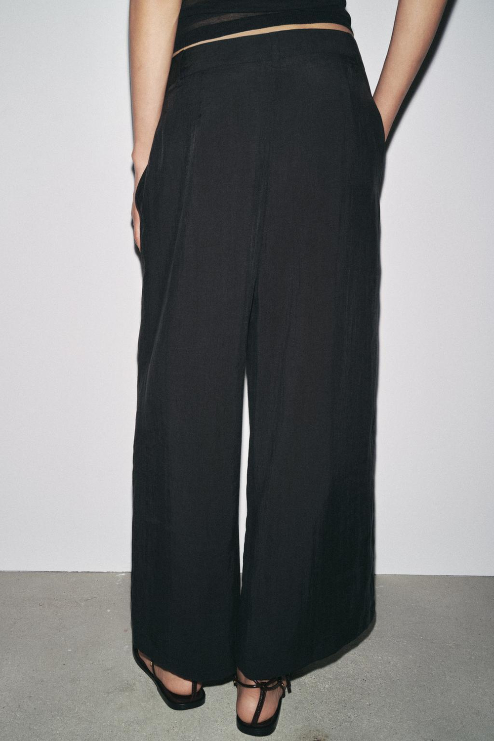 Укороченные брюки с защипами — zw collection