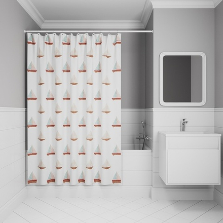 Штора для ванной IDDIS BO01P18i11, 200 x 180 см, полиэстер