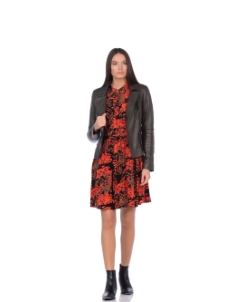 Косуха кожаная куртка женская Турция