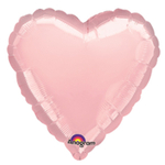 Шар фольгированный Сердце 43 см (Розовый)