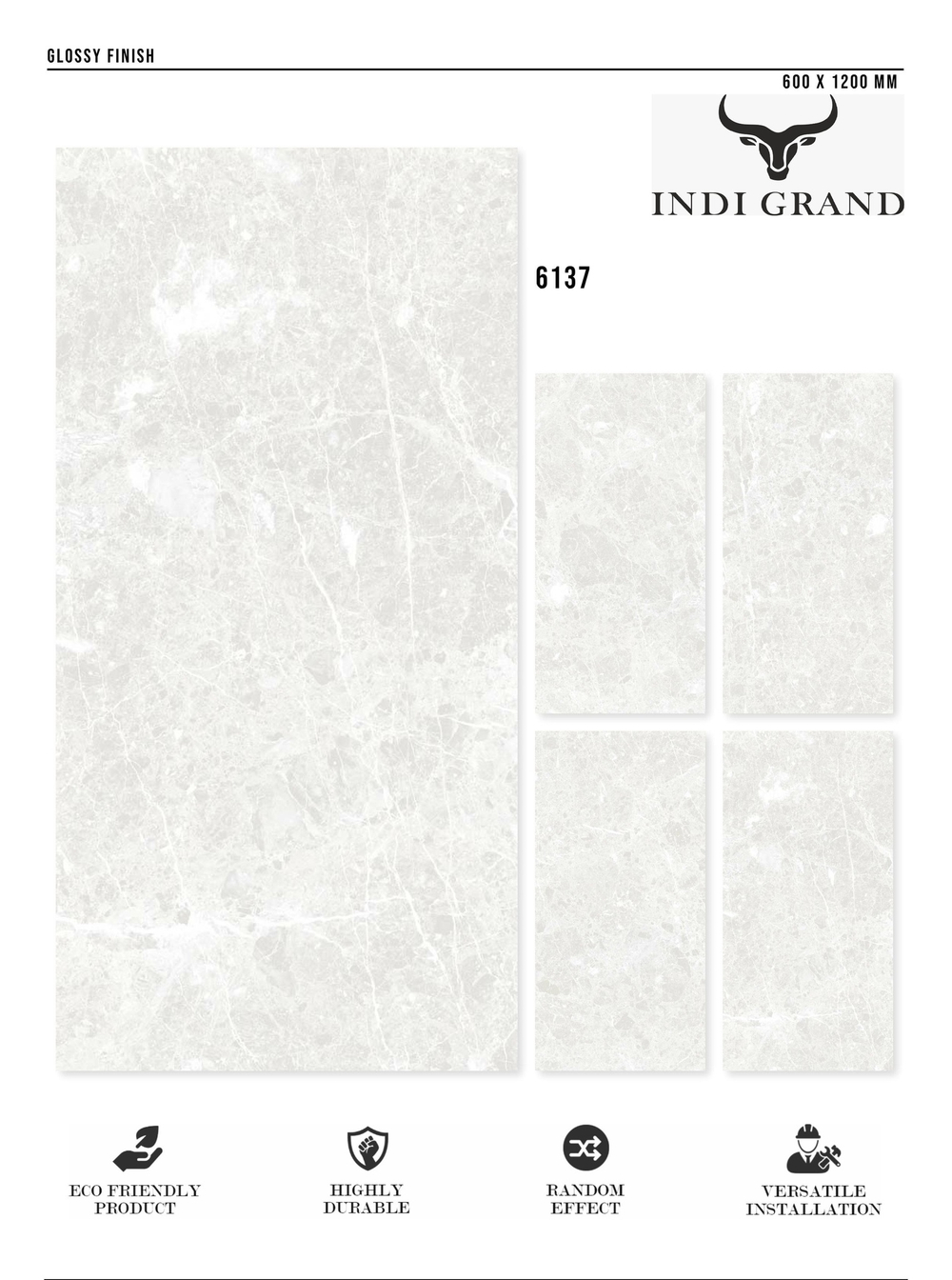 Керамогранит glossy №2 60х120, 6137