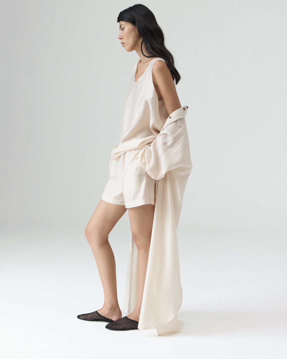 Шорты из батиста