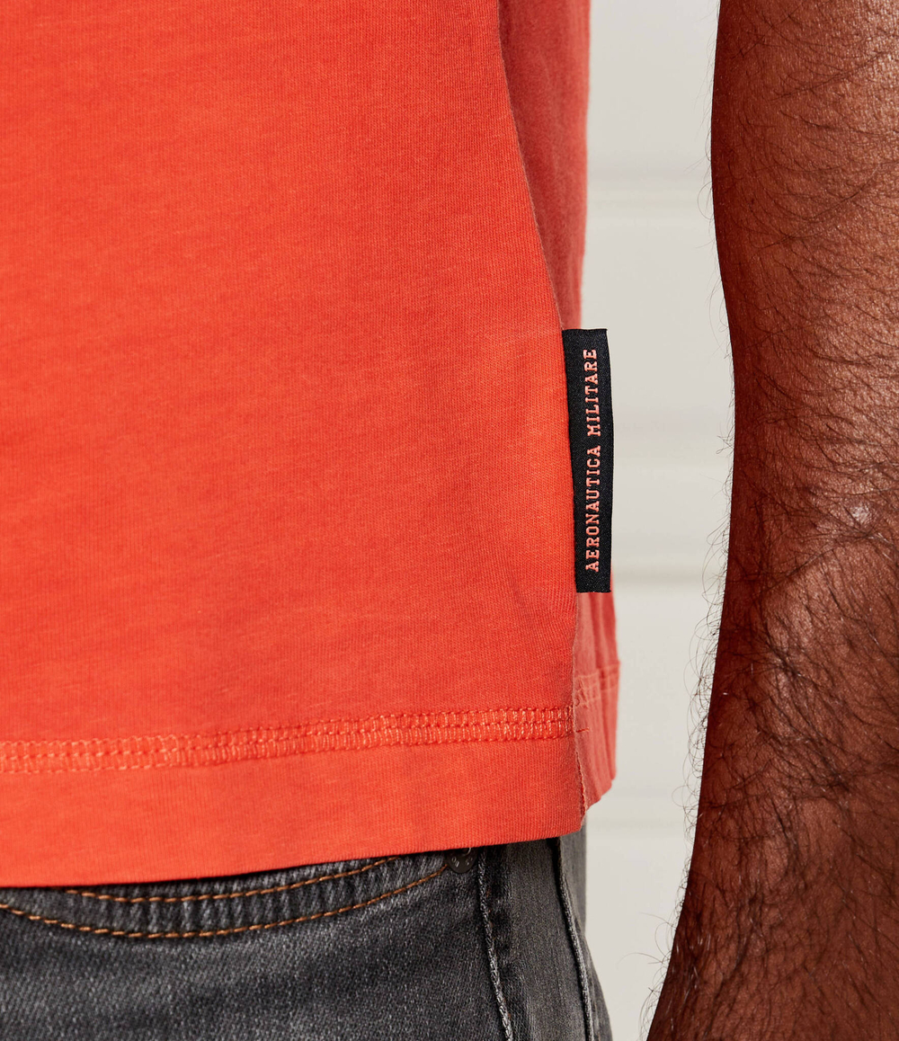 Футболка Aeronautica Militare - оранжевый(TS2302J652)