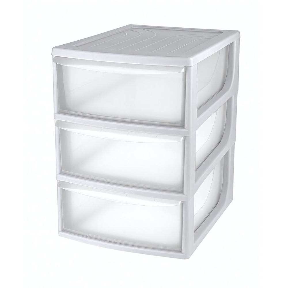 Органайзер, формат а5, 3 ящика, 195х254х264 мм (светло-серый)