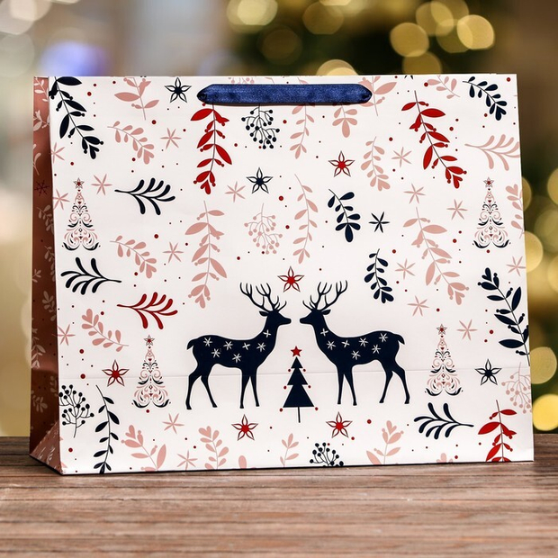 Пакет ламинированный горизонтальный "Праздник в лесу",49 х 40 х 19 см