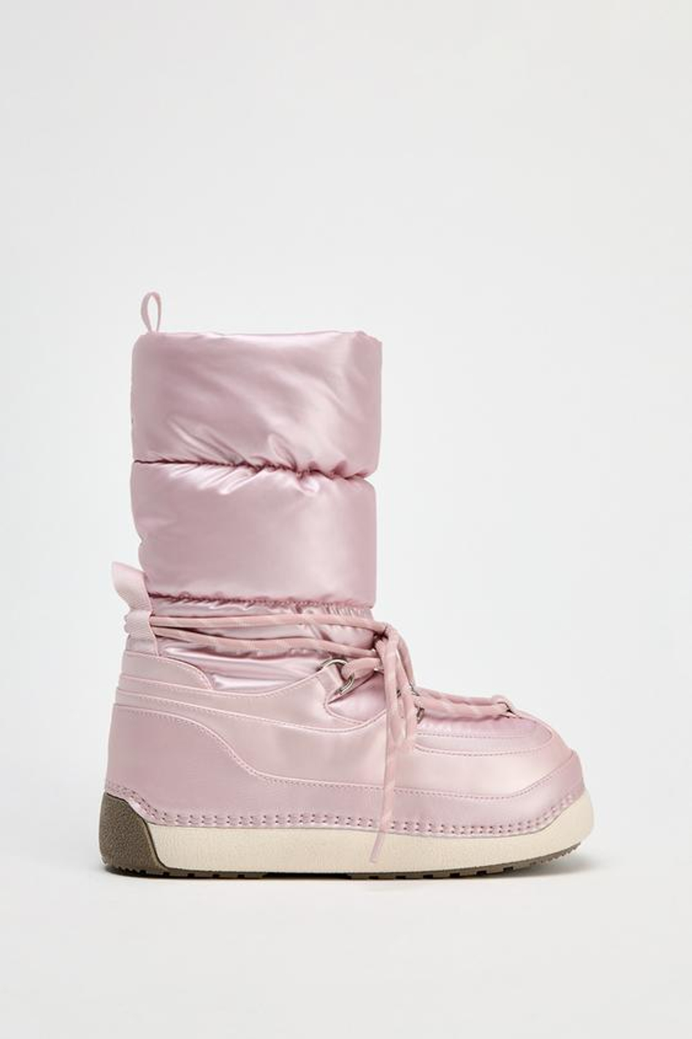 ZARA ВОДООТТАЛКИВАЮЩИЕ БОТИНКИ, РОЗОВЫЙ