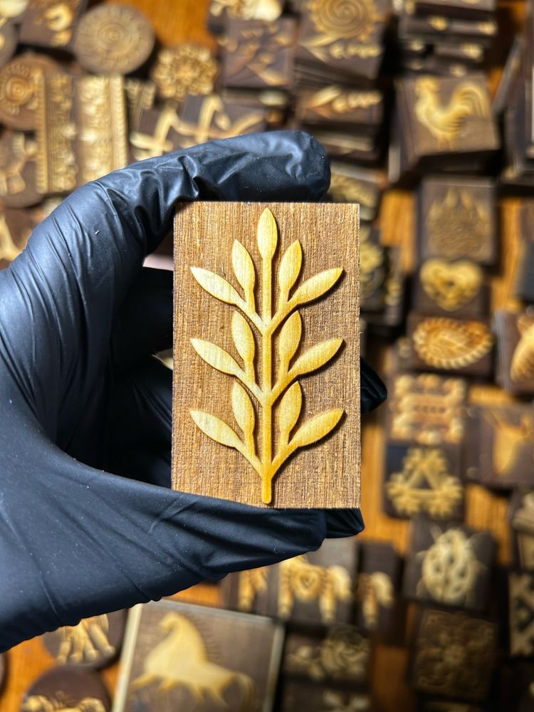 Деревянный штамп 161 (6,5x4 см) (Уценка!)