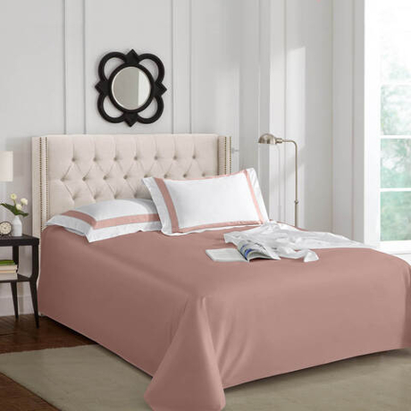 Простыня 240х260 Sharmes пудровая