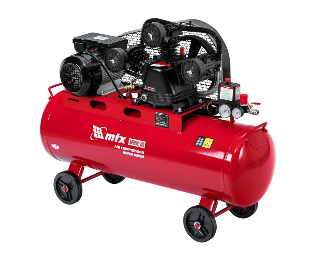 Компрессор воздушный МТХ КР3000/100, ременный привод