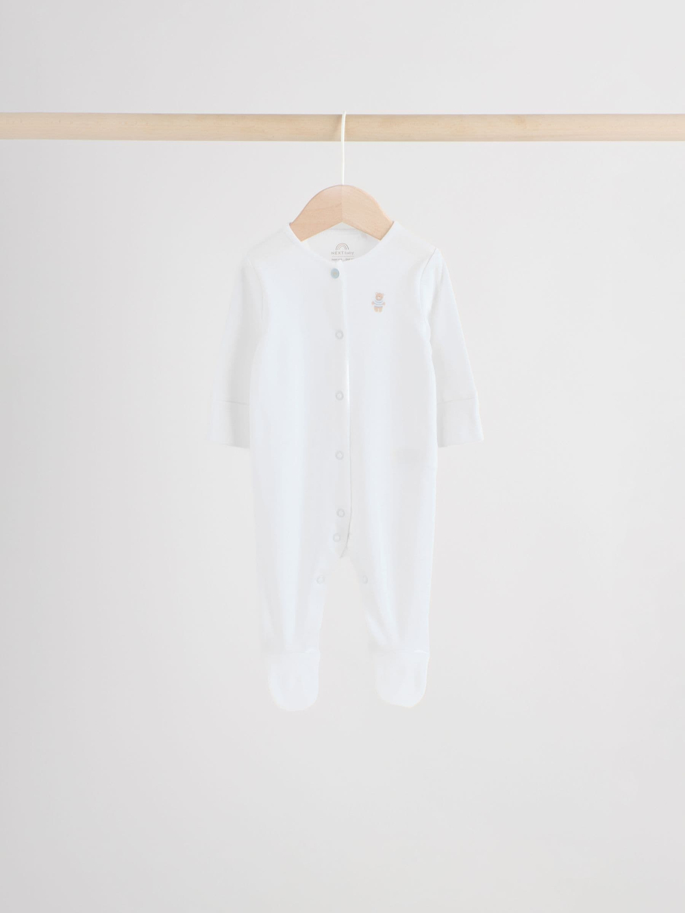 Комбинезон / Cлип для малышей Next H44-242, 7 шт., Голубой, Белый