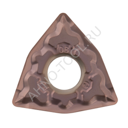 Пластина твердосплавная ISO WNMG080408-MJ APM425L AHNO по жаропроч. и нерж.стали, получистовая