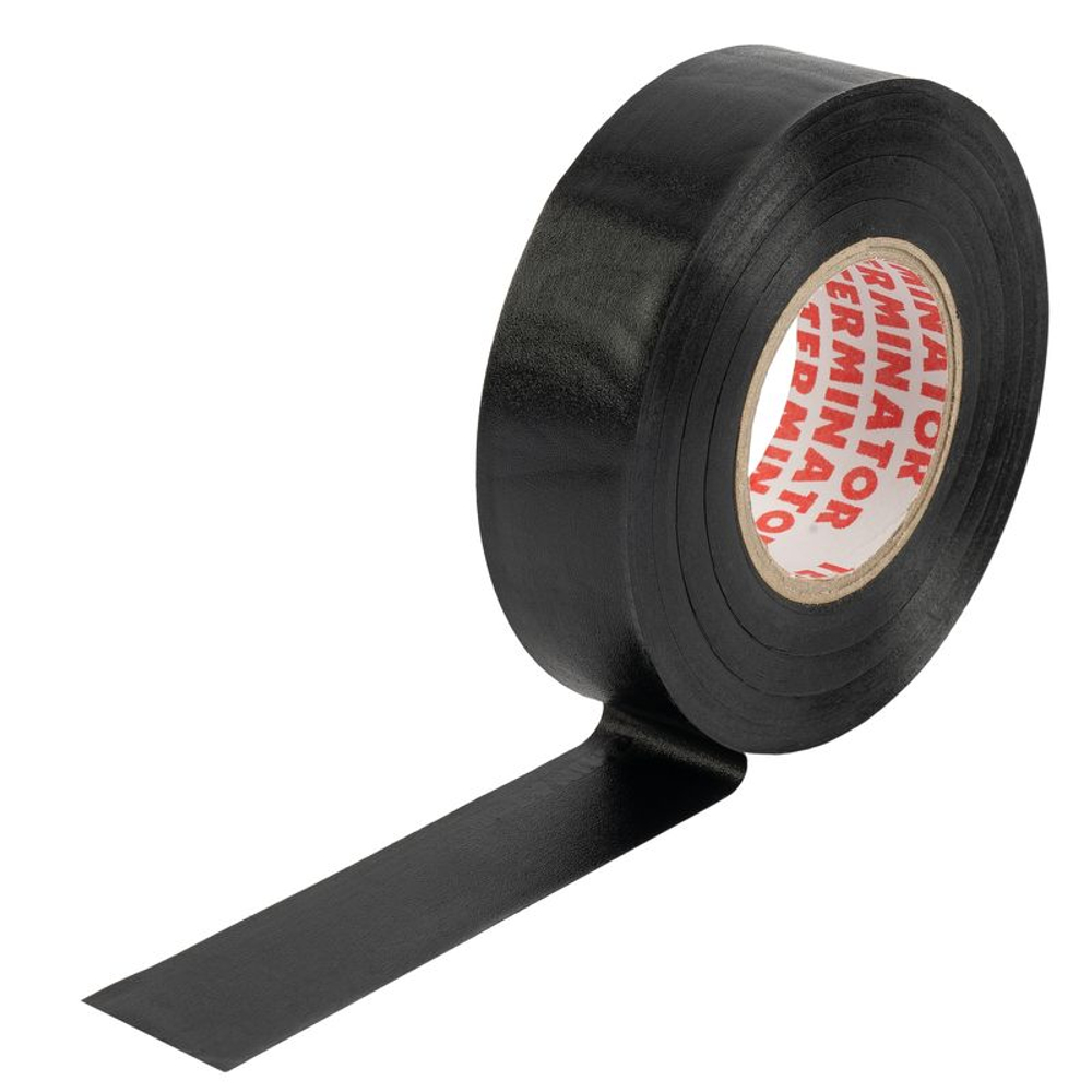 Изолента автомобильная черная 15 мм 10 м Терминатор