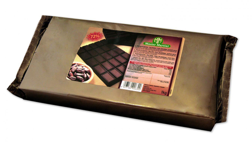 Шоколад горький Гурман Дарк Блокс 72% Мастер Мартини 2,5 кг