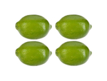 Набор из 4-х шт декор "Лимоны" зеленые 45гр пластик