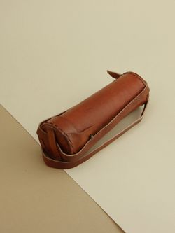 Nautical Подзорная труба в кожаном футляре