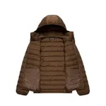 Пуховик Питерский щит Дюран коричневый