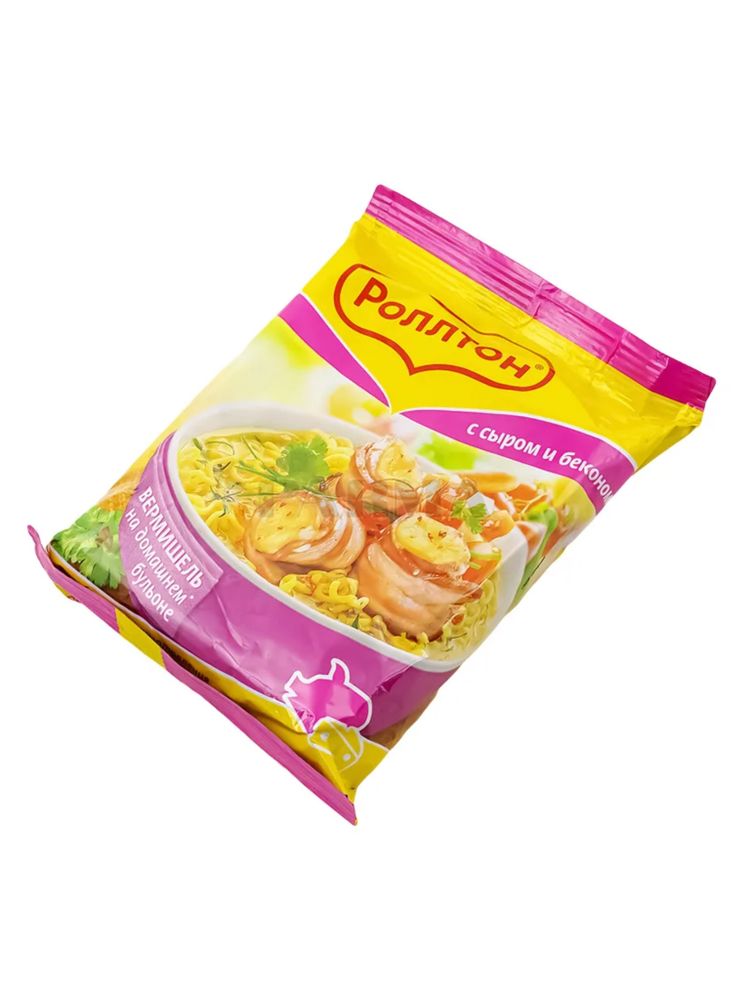 Лапша Роллтон С сыром и беконом 60 г x 5 шт