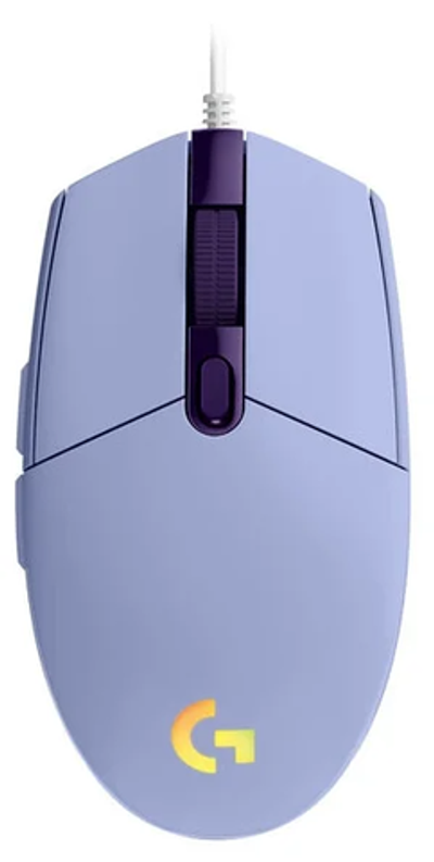Игровая мышь Logitech G G102 Lightsync, сиреневый