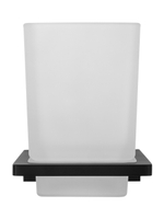 Стакан для зубных щеток с держателем WONZON & WOGHAND ECLIPSE, Черный (WW-9121-BL)