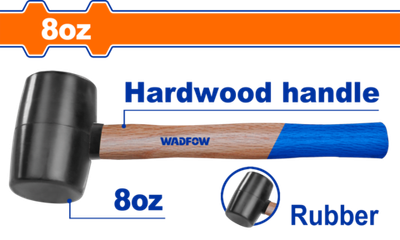 Киянка резиновая 220 гр (10/40) WADFOW WMB7301