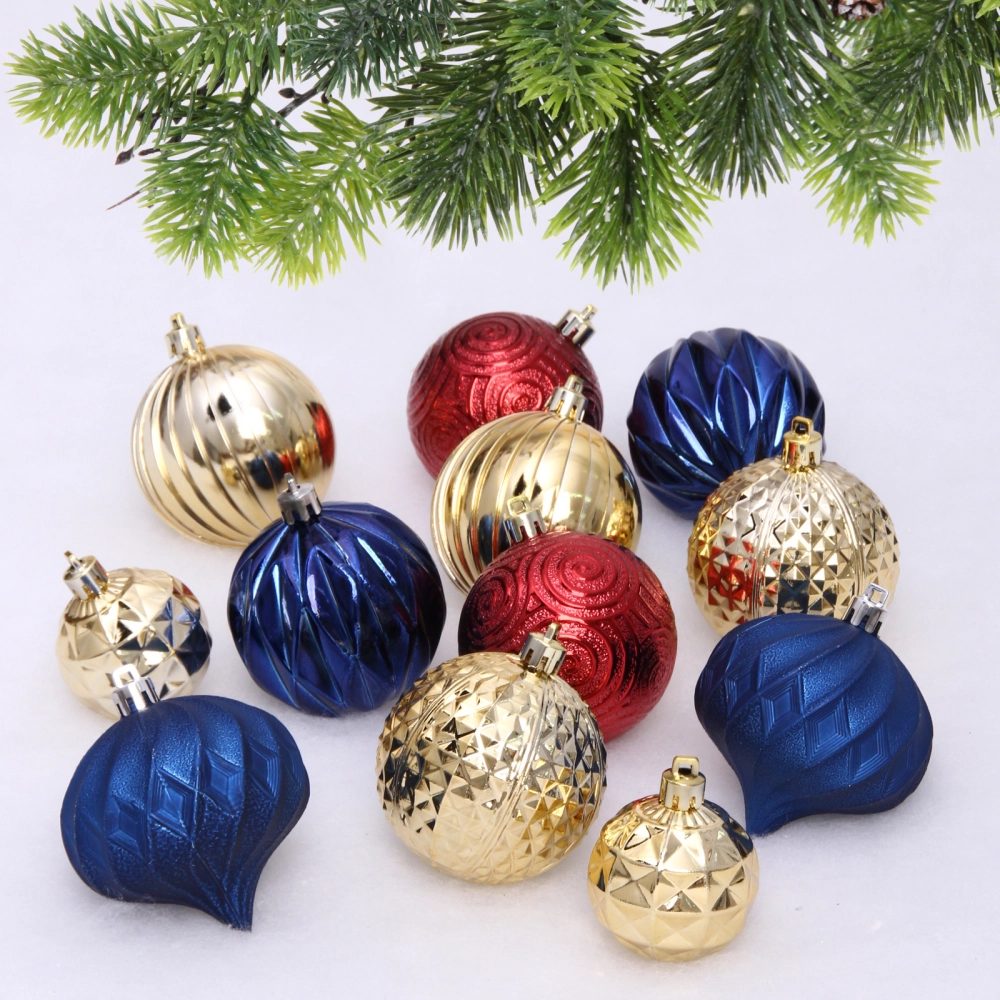 Набор шаров «Волшебство» 7/5 см (набор 24 шт), Сапфир/Золото/Рубин