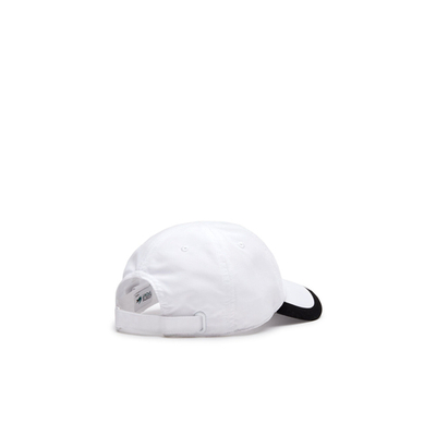 Теннисная кепка Lacoste Sport Contrast Border Lightweight Cap - white/black