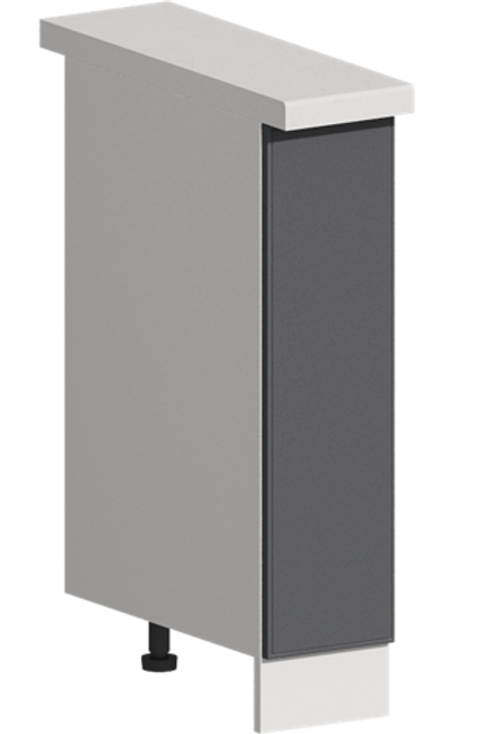 Кухня Модуль ШН 200 Белый / Графит Софт