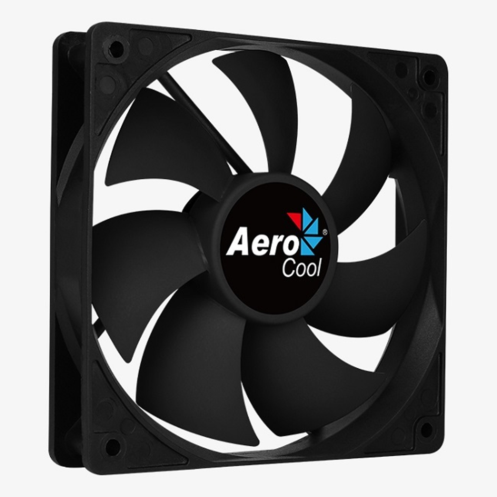 Вентилятор д/корпуса 120x120x25 AeroCool Force 12 PWM Black (500-1500 RPM, 18.2-27.5 dB, 4-pin PWM)