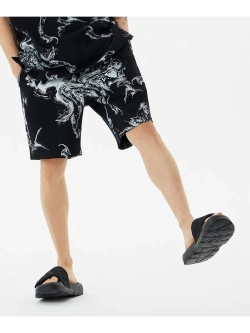 Шорты с принтом "мрамор"