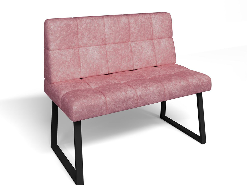 Кухонный диван Реал МД 1100 Коралл/Черный муар