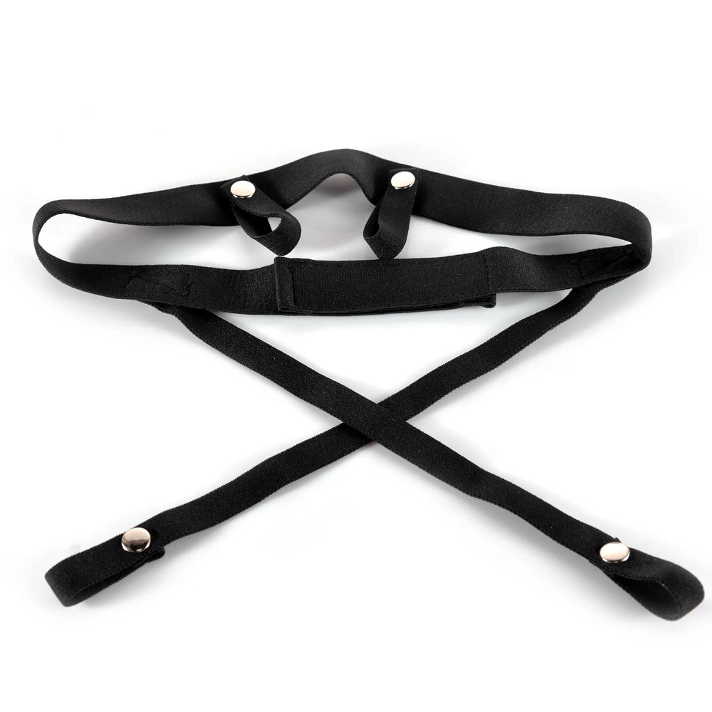 Фаллопротез поясной Strap-On полый силикон телесный 13,5 см