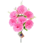 Искусственные цветы «Букет Гвоздик» 34см 7цветков розовые