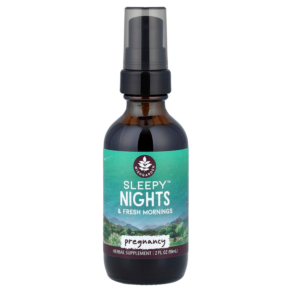 WishGarden Herbs, Sleepy ™ Nights & Fresh Morning, для беременных, 59 мл (2 жидк. унц.)