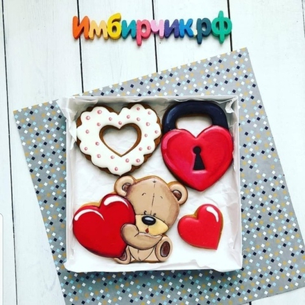 Имбирные пряники Любовь