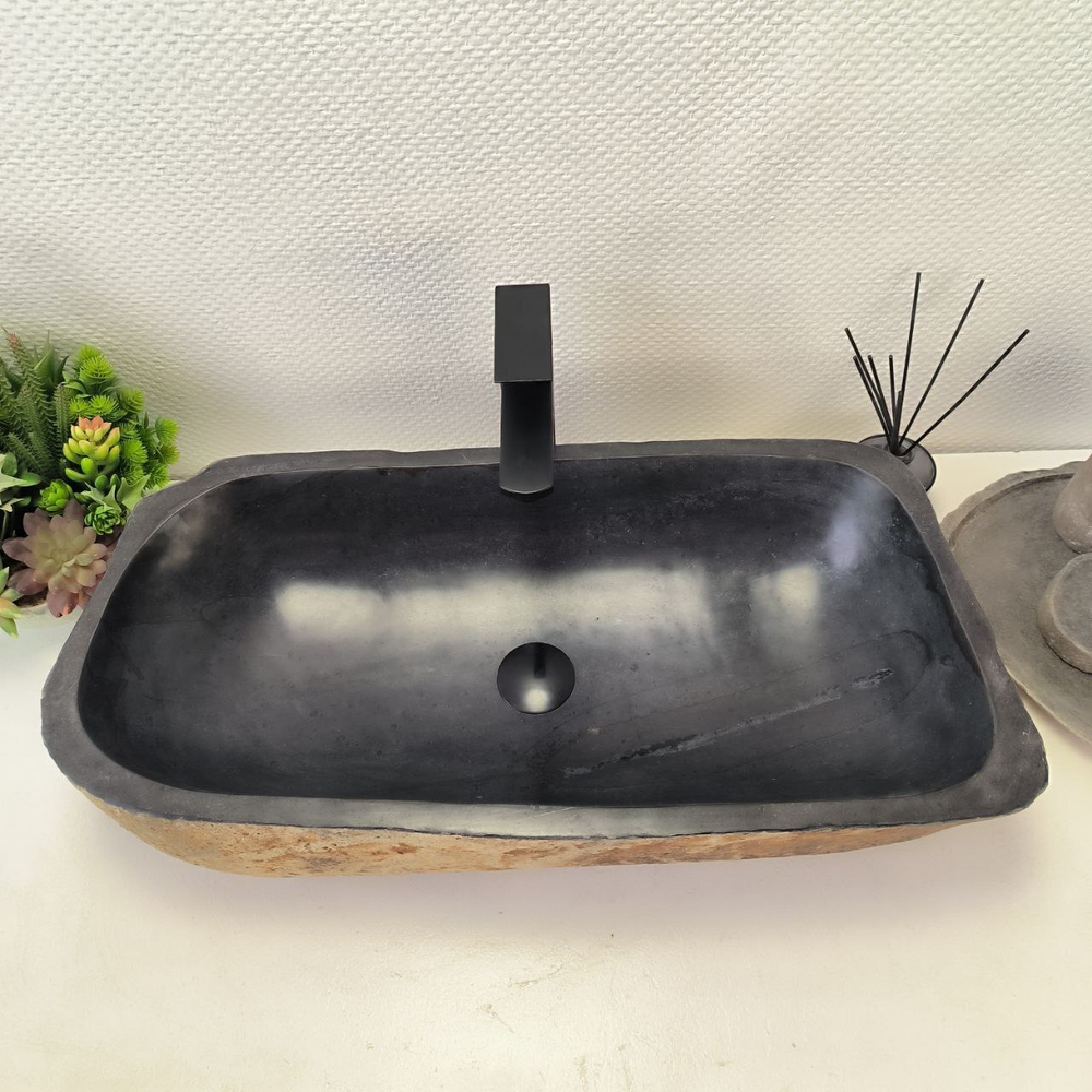 Раковина из речного камня RS-63605 (71*35*16) 0124
