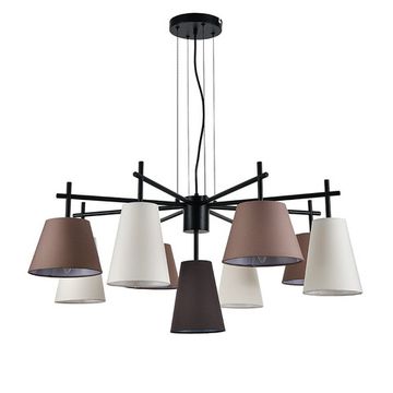 Люстра подвесная 9*E14 V000535 13032/9P Black черный/коричневый Abbinare Indigo