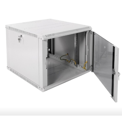 ЦМО Шкаф телекоммуникационный настенный разборный 9U (600х650) дверь стекло (ШРН-Э-9.650) (1 коробка)