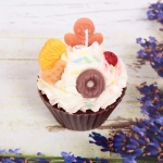 Свеча «Сладкое пироженое» 8*5 см (110 гр), (упаковка 8*8*10 см)