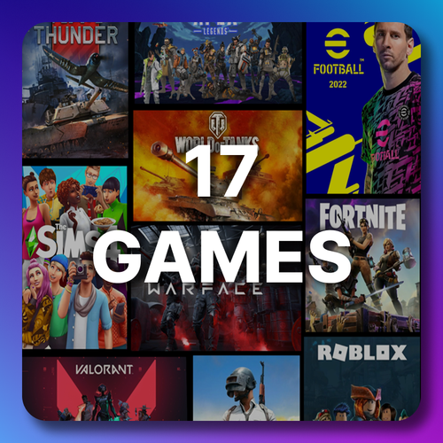 Цифровой набор игр -17 шт PS4/5 (Sims, Roblox и другие)